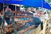 Quail on a Spit