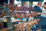 Quail on a Spit