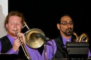 Christopher Butcher — Trombone & Marcus Ali — Baritone Sax
