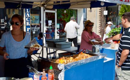 Gyros Fajitas Booth