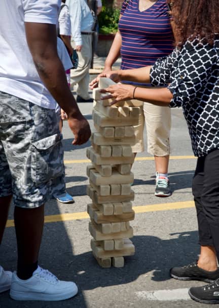 Jenga on the Street