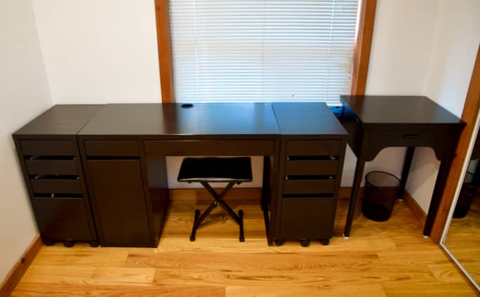 IKEA Desk with Singer 328J Sewing Table