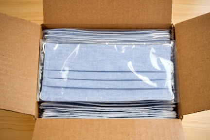 Masks in a Box — Front View