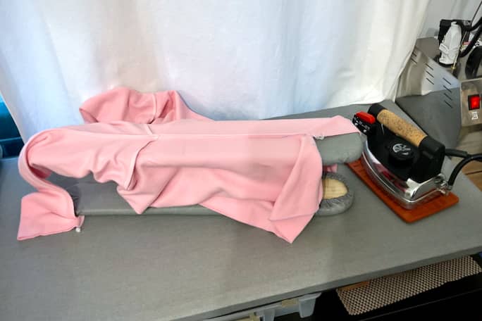Pressing the Sleeve Seams