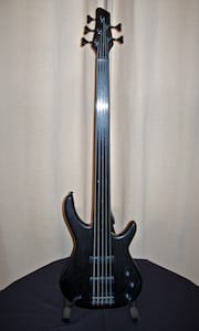 Black Fretless Bass
