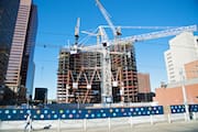 The Encana Bow Tower Under Construction