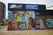 Graffiti Wall in Sunnyside