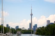 CN Tower from Centre Island