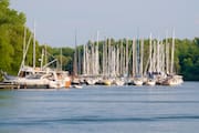 Boats on Centre Island