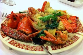 Lobster with Ginger and Green Onions