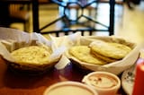 Pupusas at Mi Pueblo