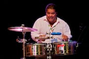 Amhed Mitchel on Timbales