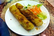 Deep Fried Pork Rolls at Pho Hung