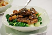 Chinese Mushrooms & Baby Bok Choy at Lee Garden