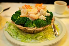 Seafood Bird Nest at New Sky Restaurant