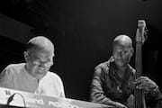Pupy on Piano with Daymar on Bass