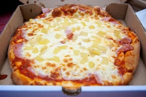 Hawaiian Pizza from Milano Pizzeria