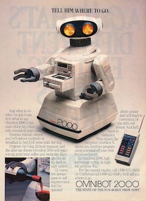 Omnibot 2000 Magazine Ad