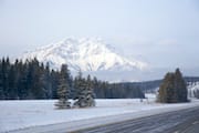 Driving to Banff