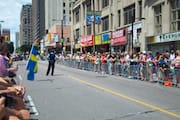 Crowds at Yonge & Walton