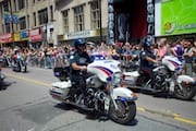 Toronto Police on Motorcycles