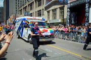 Paramedics at Pride