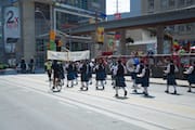 Bagpipe Marchers