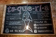 Taquería Ingredients List