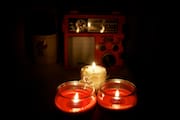 Three Candles & A Crank Radio