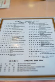 Dim Sum Menu